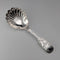 1873 British antique sterling silver tea caddy spoon 20.7g Josiah Williams